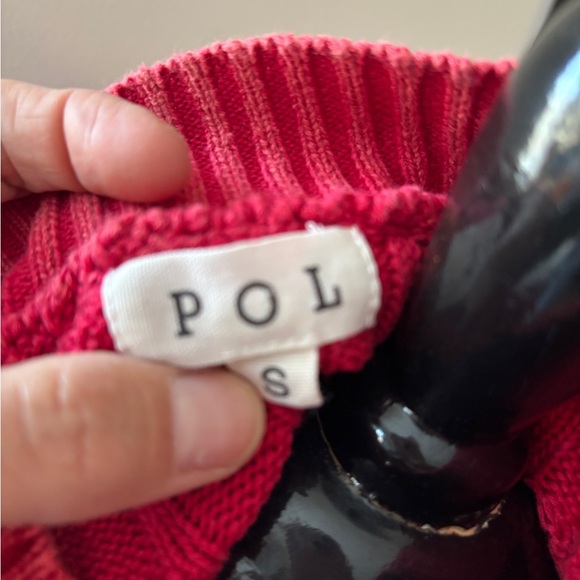 washed peace patch cable knit sweater - Picture 6 of 7